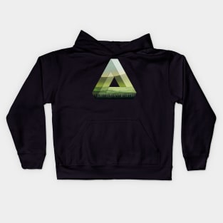 Take Me To The Other Side - Impossible Geometry and Nature Kids Hoodie